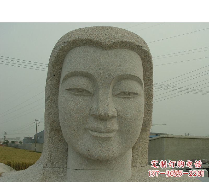 丽水广场黄河母亲石雕