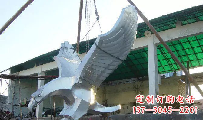 丽水高端大气老鹰不锈钢雕塑