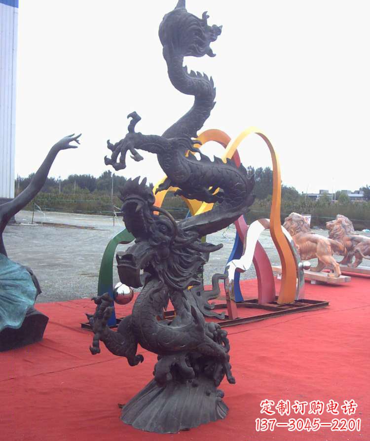 丽水精美铜雕龙,汇聚古典气息