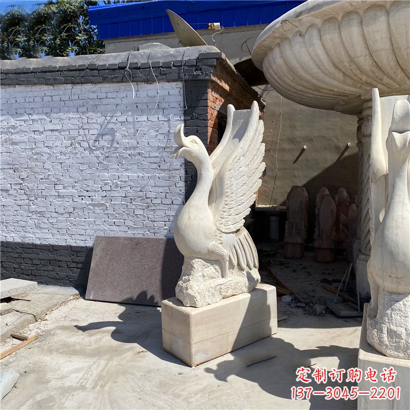 丽水中领雕塑艺术精致天鹅雕塑