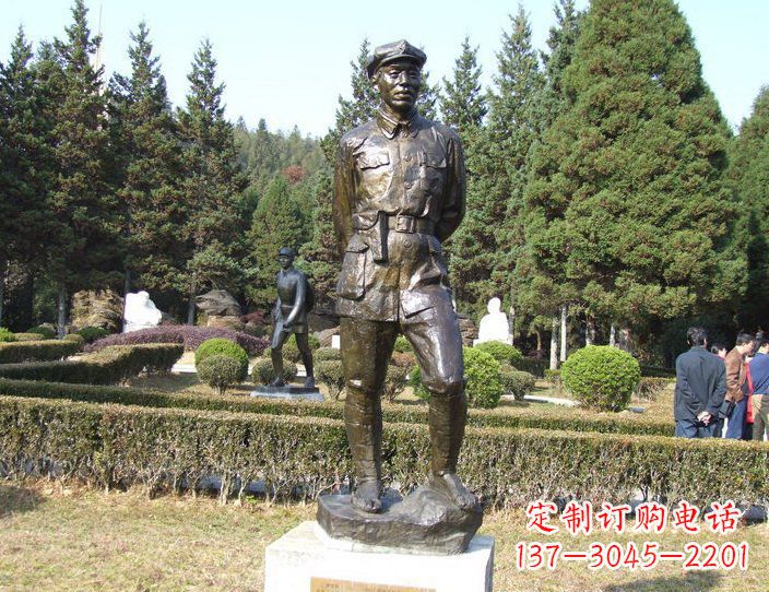 丽水铜雕解放军战士,荣誉的象征