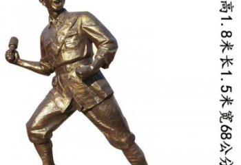 丽水纪念红军革命斗争的珍贵纪念品-红军铜雕