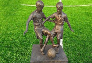 丽水金属足球雕塑，展现童真烂漫！