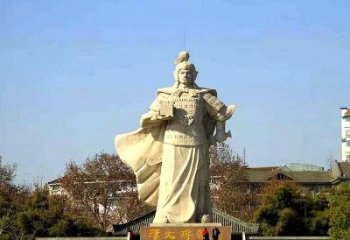 丽水韩信西汉军事家雕像，引领西汉文化风采