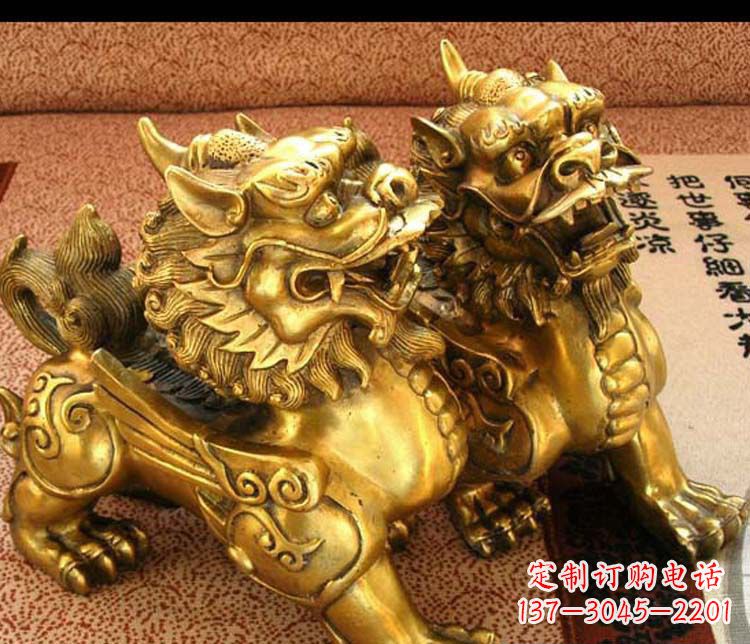 丽水超级定制麒麟雕塑,尊享贵族尊贵