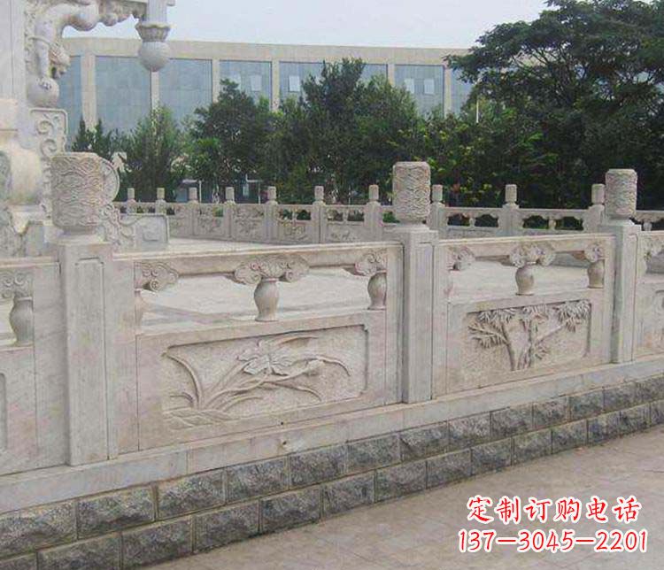 丽水中领雕塑:精美石材栏板雕塑