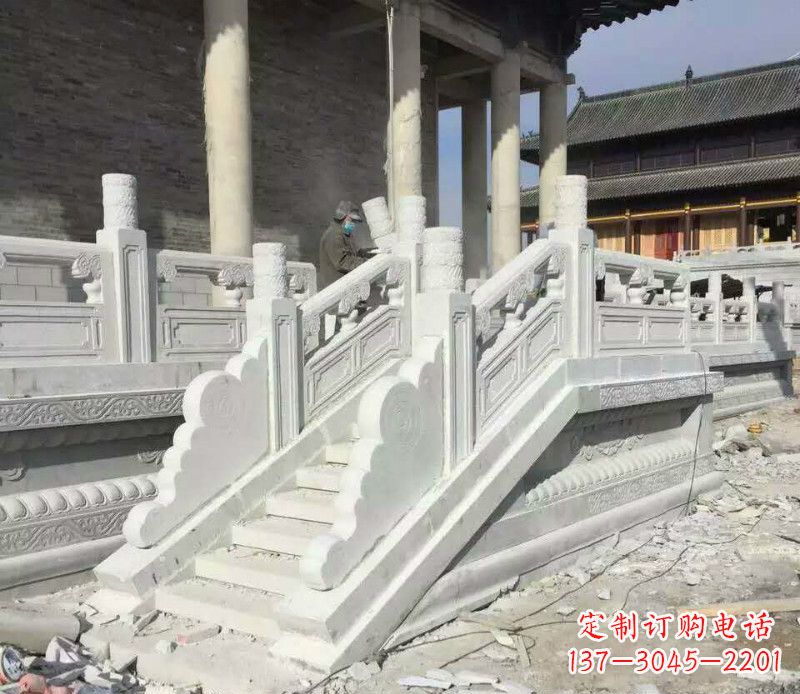 丽水大理石栏板石雕,精美绝伦,让建筑锦上添花