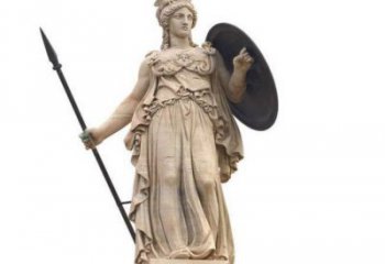 丽水艺术定制——汉白玉希腊女神雅典娜雕塑