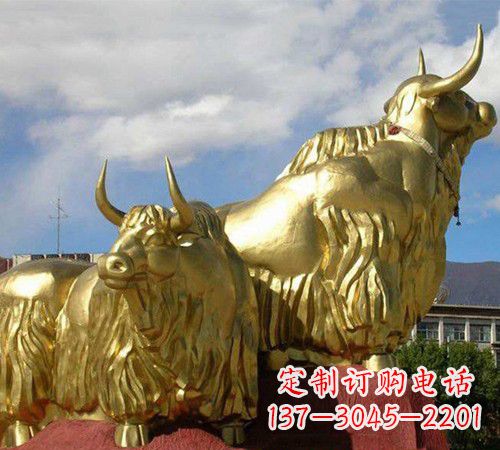 丽水牦牛铜雕,传承西藏文化的质朴美感