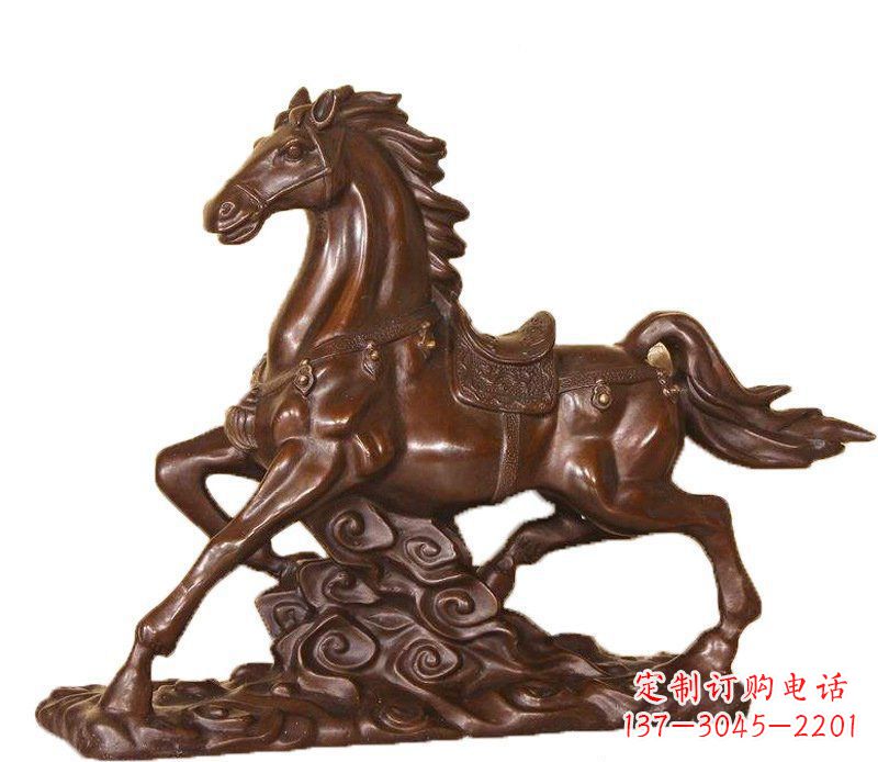丽水答案中领雕塑:精致马玻璃钢仿铜动物雕塑中…