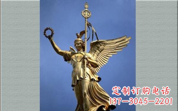 丽水优雅的胜利女神铜雕