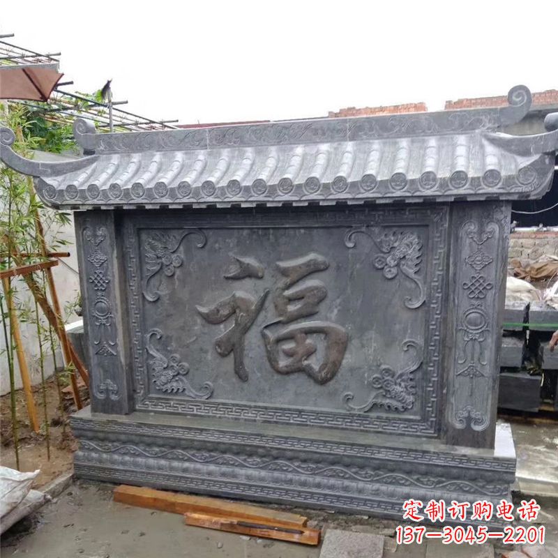 丽水中领雕塑：福字雕塑，点缀婚房庭院