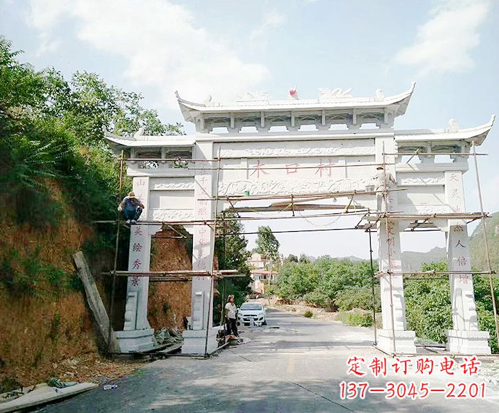 丽水牌楼雕塑——营造品质生活