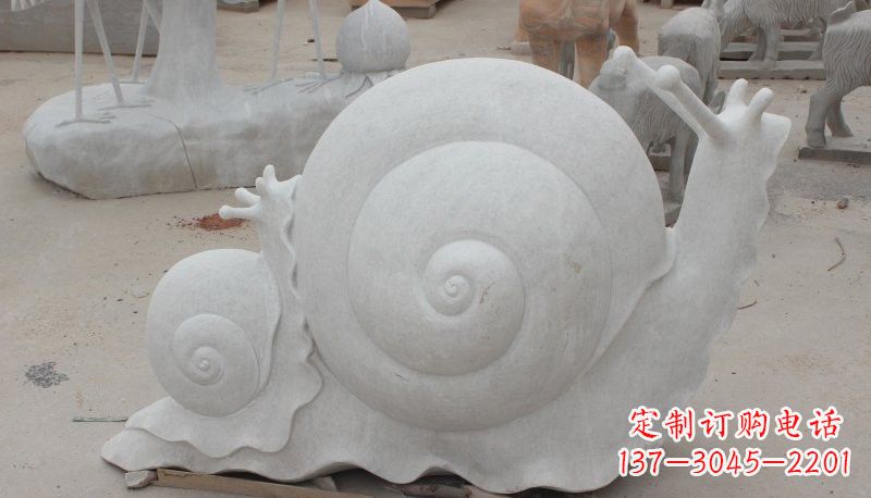 丽水石雕蜗牛