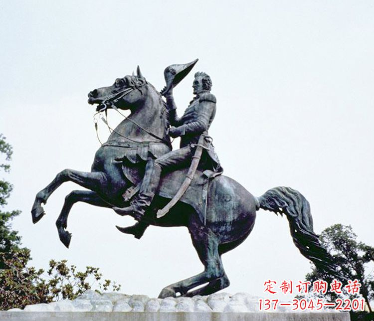 丽水石雕西方骑马人物雕塑