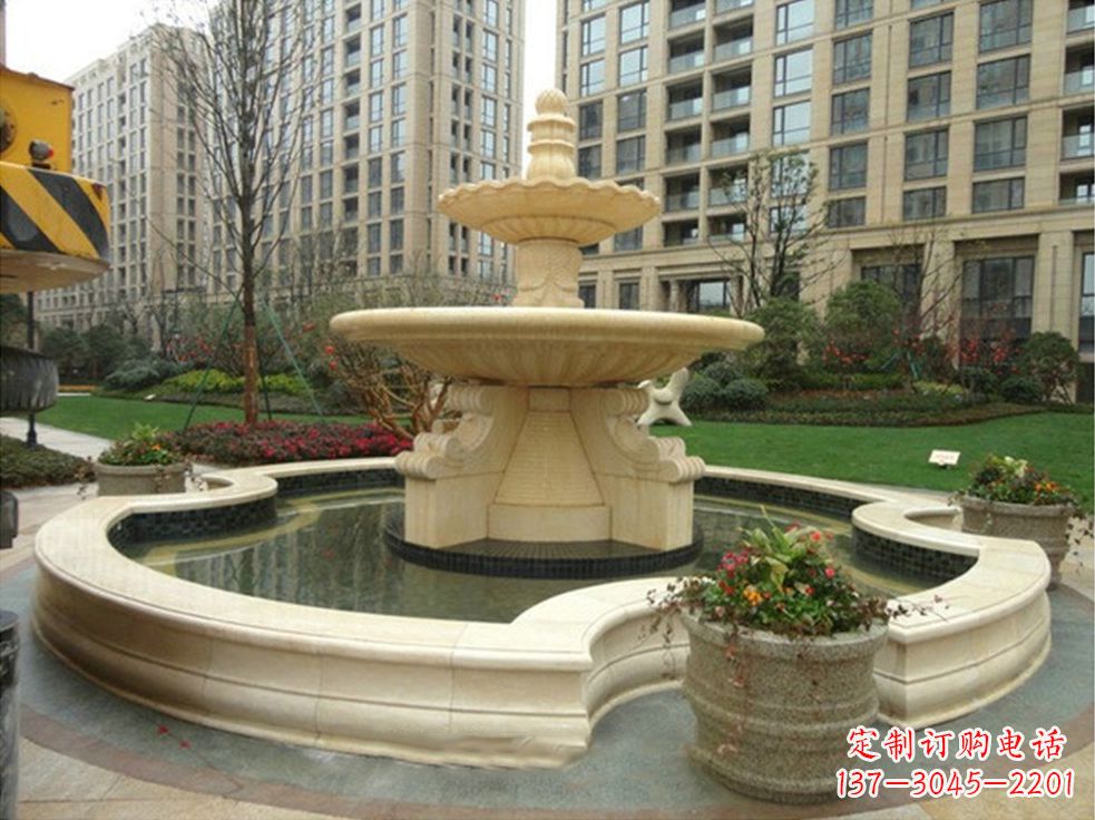 丽水石雕中式喷泉