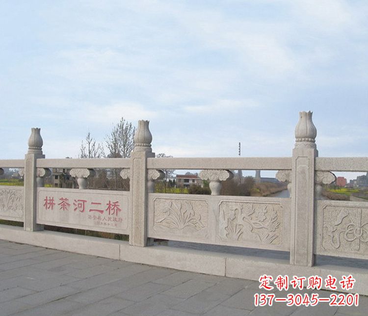 丽水石栏板景区石雕