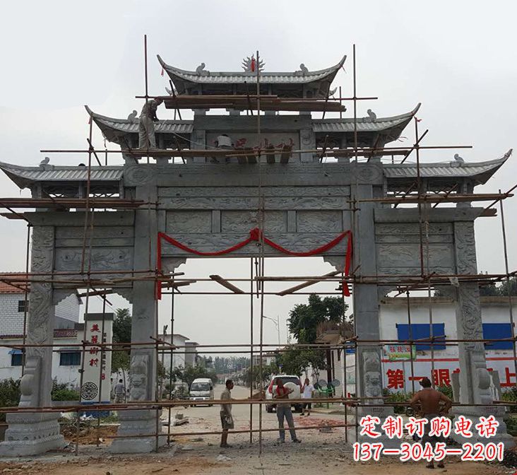 丽水石牌坊雕塑