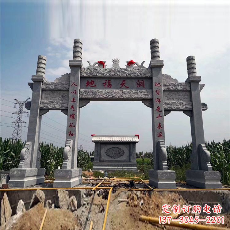 丽水石牌楼石雕