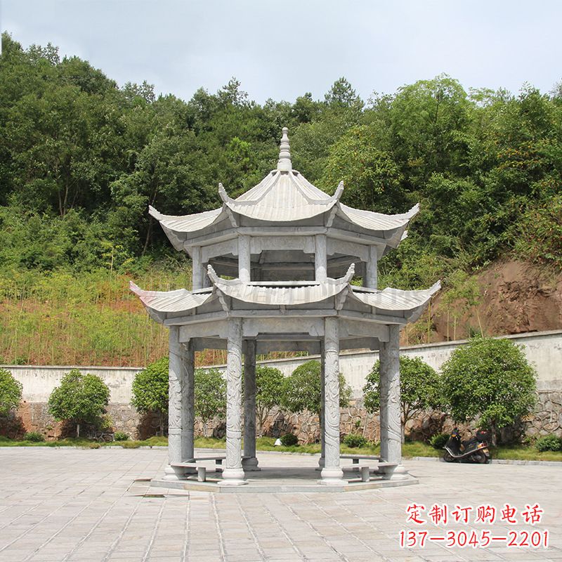 丽水双层庭院石凉亭