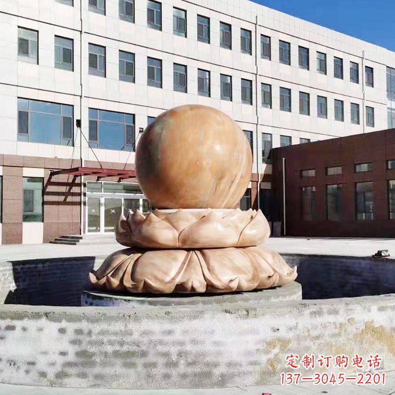 丽水特色的石雕风水球