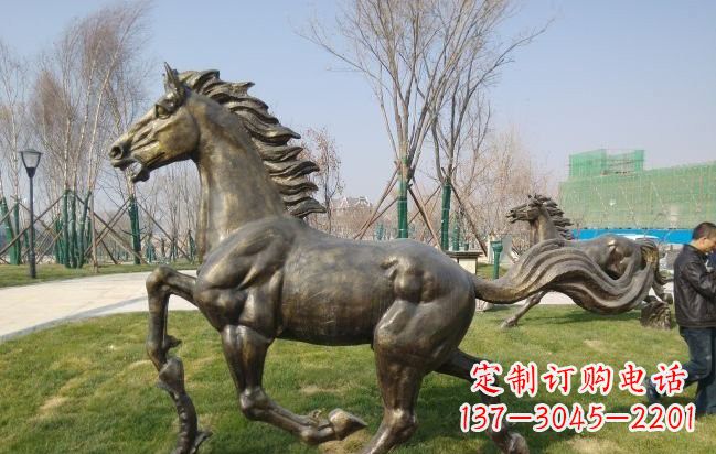 丽水铜雕奔马