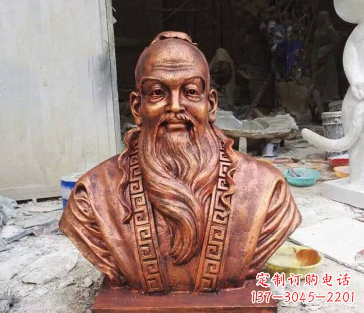 丽水铜雕古代孙思邈人物雕塑