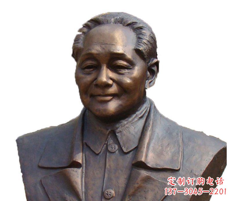 丽水铜雕广场纪念伟人邓小平雕塑
