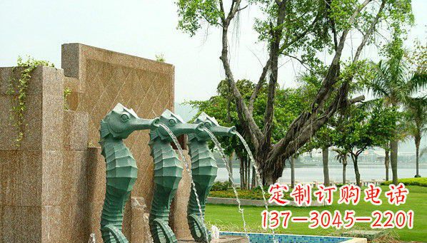 丽水铜雕海马雕塑