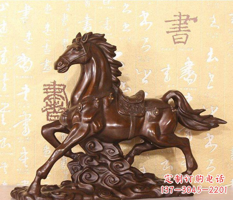 丽水铜雕户外园林动物马雕塑