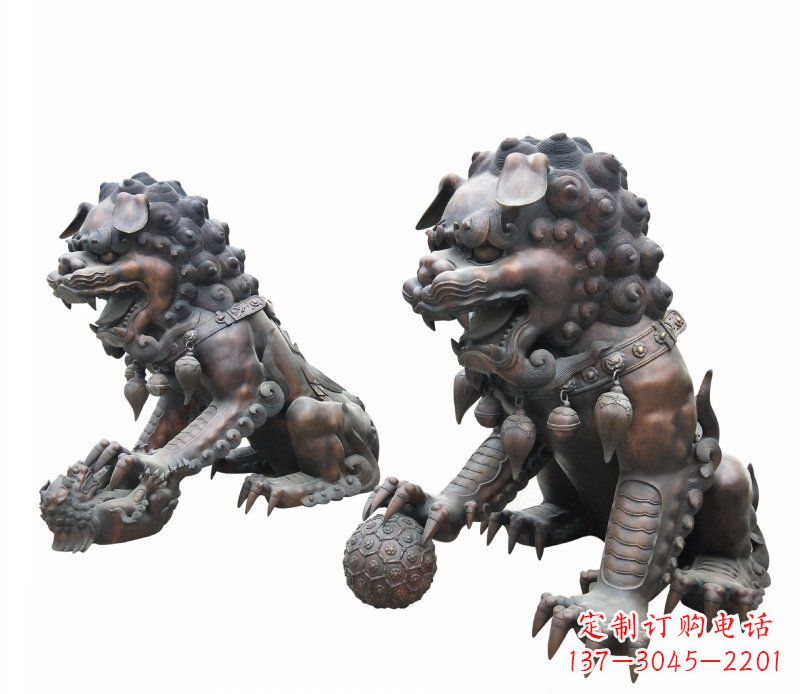 丽水铜雕酒店镇宅招财麒麟雕塑