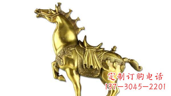 丽水铜雕马公园动物雕塑