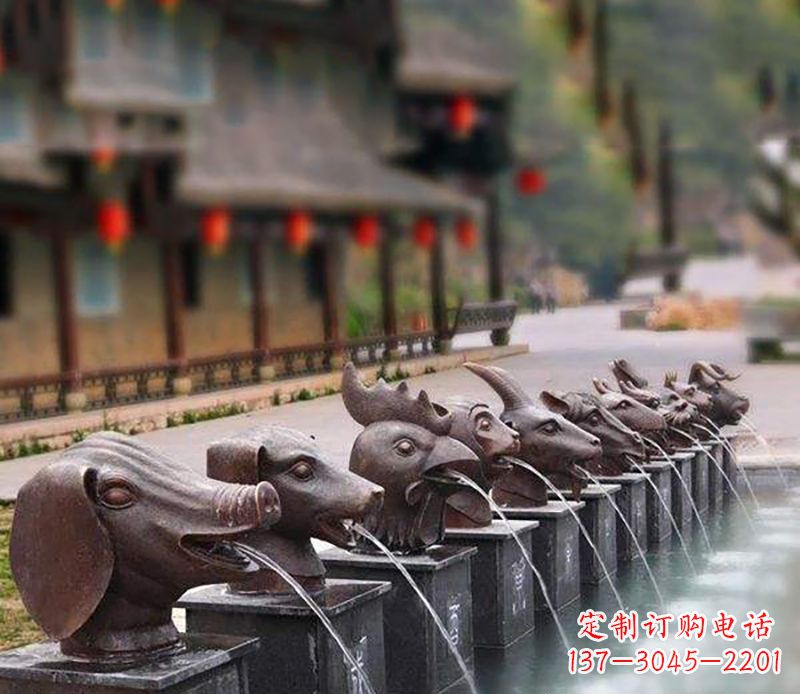 丽水铜雕喷泉