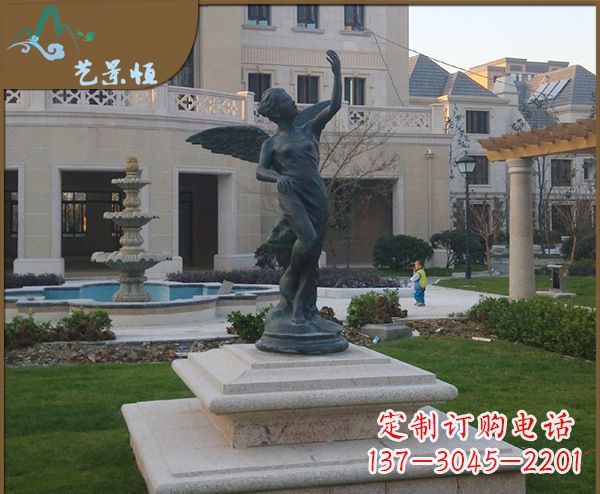 丽水铜雕西方天使人物雕塑1