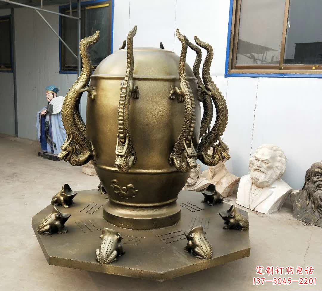 丽水铜雕校园景观地动仪