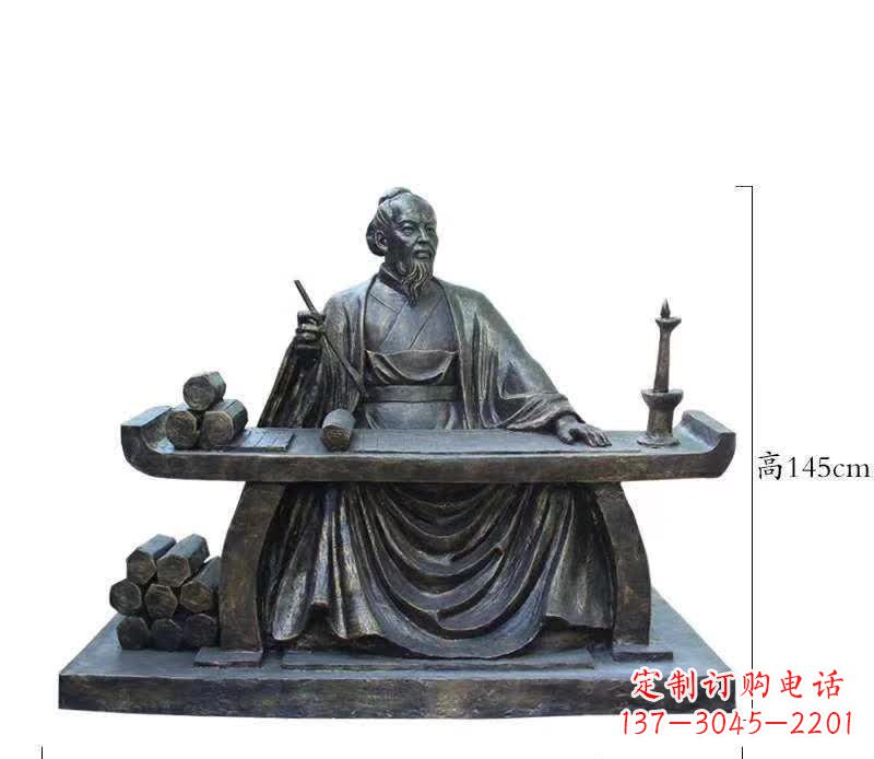 丽水铜雕张仲景人物