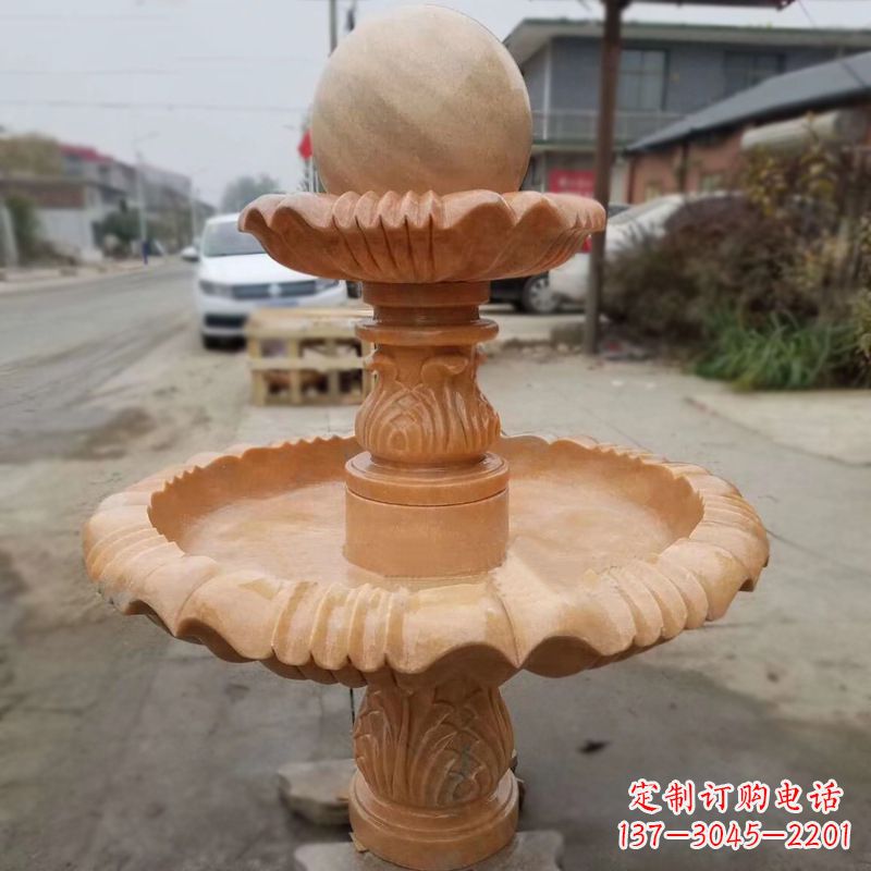 丽水晚霞红风水球