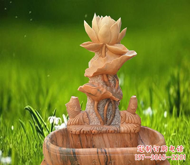 丽水晚霞红景观荷花水池