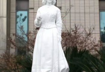 丽水纪念南丁格尔的精美雕塑