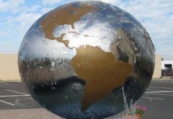 丽水国际化地球喷泉雕塑