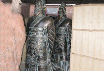 丽水珍贵的秦始皇青铜雕像