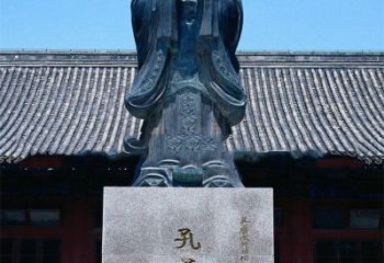 丽水传承古代文化——青铜孔子雕塑