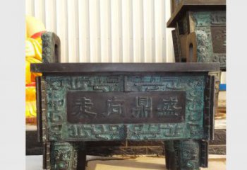 丽水青铜香炉雕塑，传承中国文化