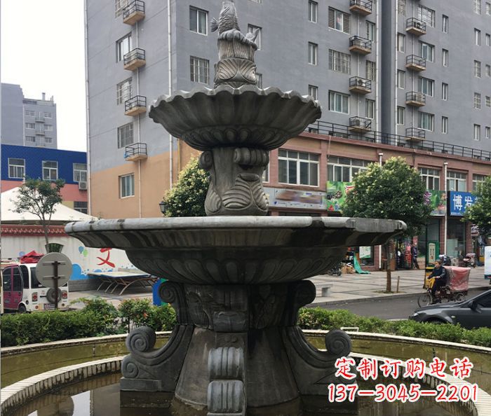 丽水小区景观仿古喷泉石雕