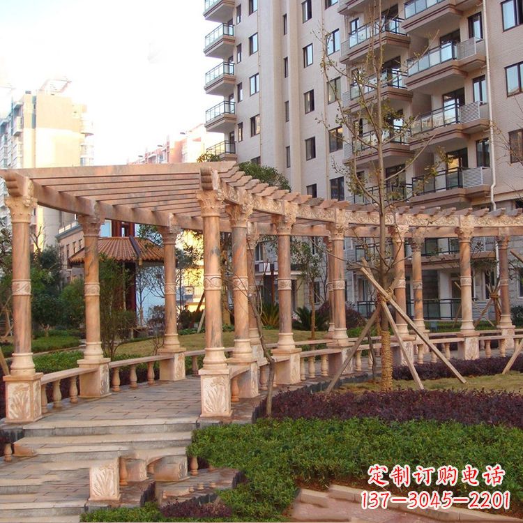 丽水小区石雕花架长廊