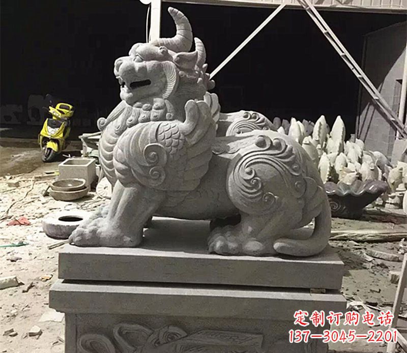 丽水獬豸法院门口石雕