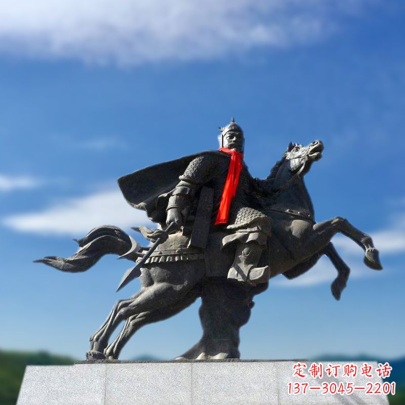 丽水薛仁贵西征雕塑-唐初著名将领中国历史名人雕像