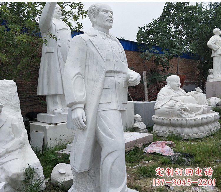 丽水医院名人白求恩石雕