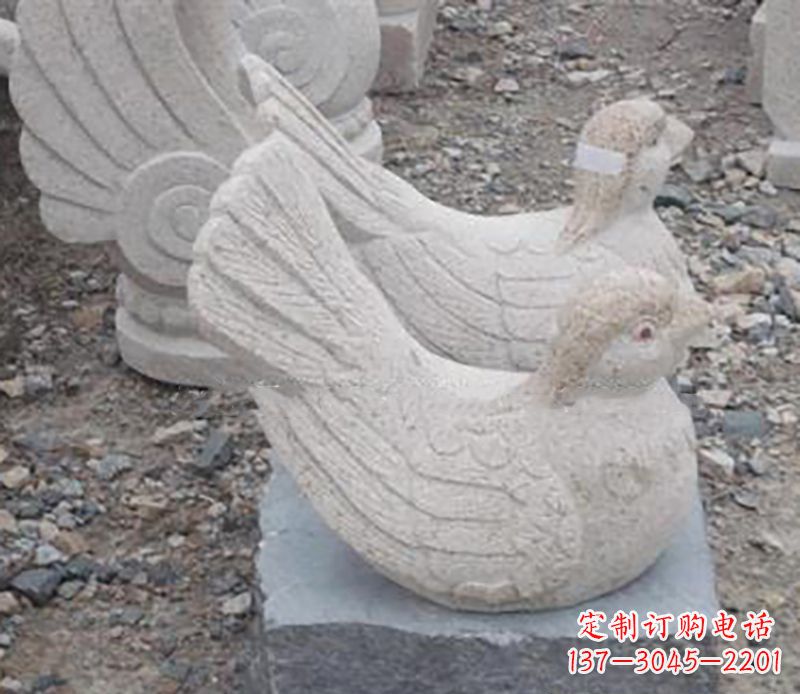 丽水鸳鸯石雕