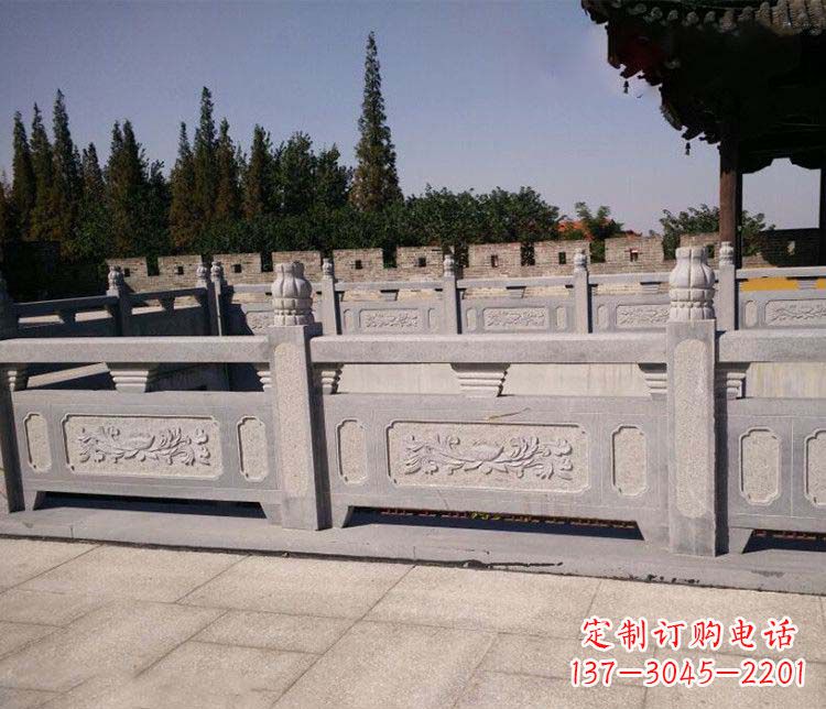 丽水园林仿古石栏板景观石雕 (2)